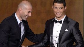 زيدان: فوز رونالدو بالكرة الذهبية ليس فضيحة