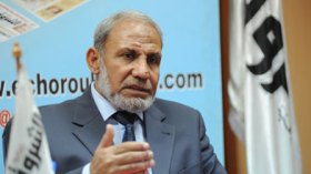 محمود الزهار في منتدى الشروق:على إسرائيل أن تنتظر الزحف العظيم مع كل اعتداء