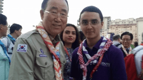 هكذا تباحث الشاب زكرياء مع بان كي مون دون أن يعبر عن قلقه