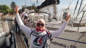 15 ناشطة يقتربن من سواحل غزة لمحاولة كسر الحصار