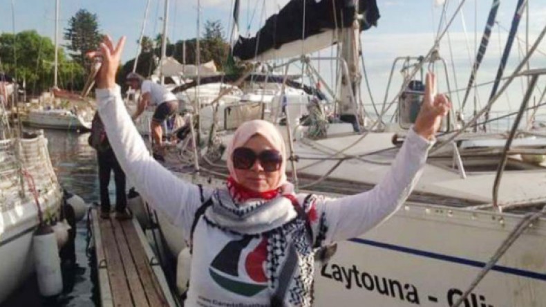 15 ناشطة يقتربن من سواحل غزة لمحاولة كسر الحصار