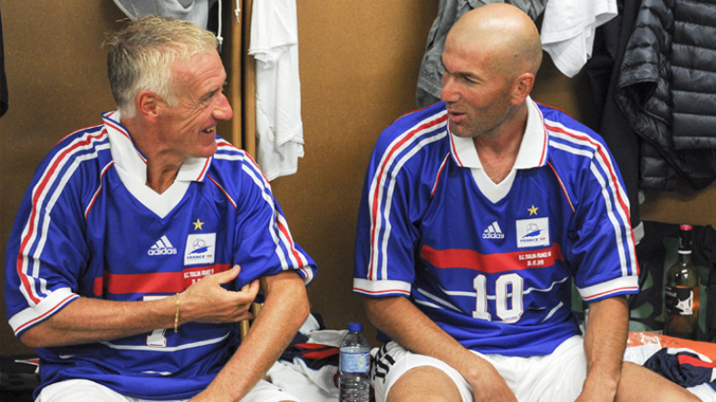 ديشان بدأ يشعر أن زيدان سيخلفه