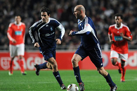 PICTURE SPECIAL: Zinedine Zidane stars alongside Kaka and Thierry Henry in Haiti charity match