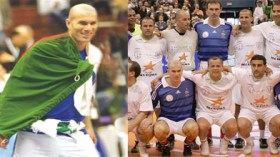 زيدان يعانق الألوان الوطنية ويلهب القاعة البيضاوية