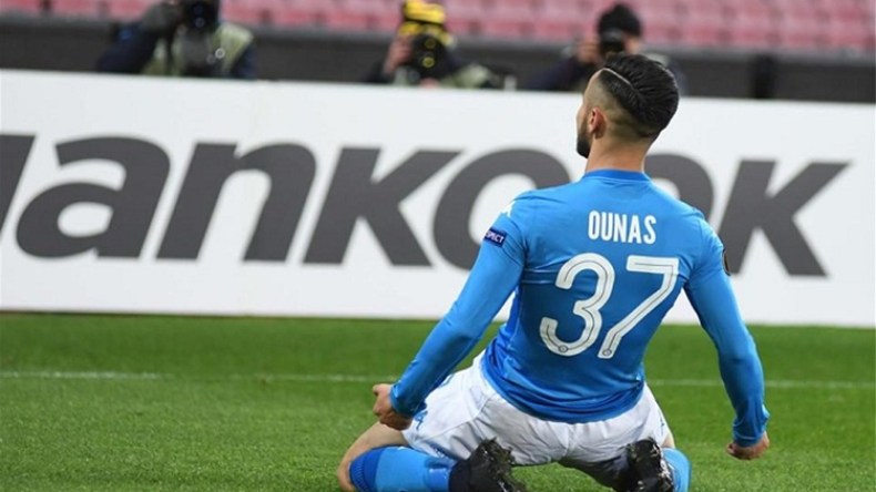 أوناس يغيب عن نابولي بسبب الإصابة