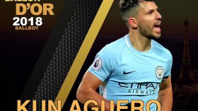 أجويرو على رأس أول 5 مرشحين للفوز بالكرة الذهبية