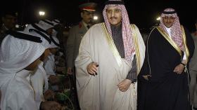 الأمير أحمد بن عبد العزيز يزور أخاه طلال