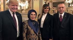 أردوغان يلتقي ترامب في باريس