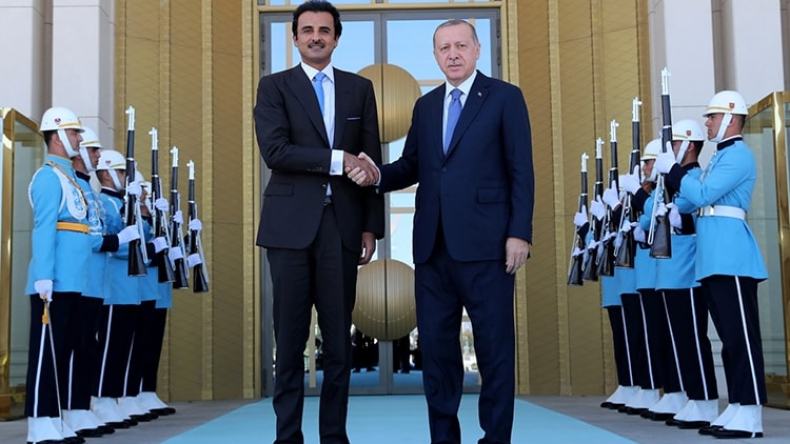 أردوغان يستضيف أمير قطر الجمعة