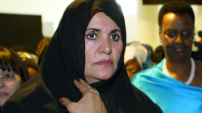 رسالة خطية من أرملة القذافي إلى ترامب