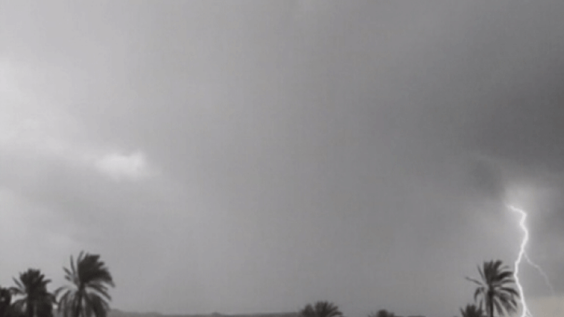 أمطار رعدية على ولايات أقصى الجنوب