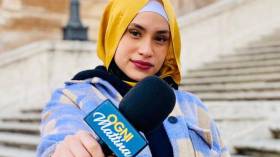 تعرف على أول مذيعة محجبة بالتلفزيون الإيطالي