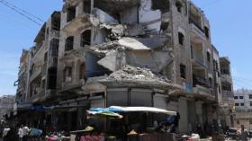 قصف جوي على منطقة أعلن فيها وقف لإطلاق النار