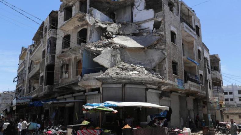 قصف جوي على منطقة أعلن فيها وقف لإطلاق النار