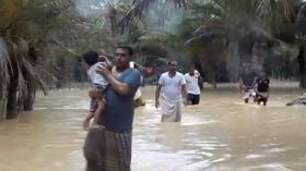 إعصار موكانو يضرب اليمن ويلحق أضراراً كبيرة