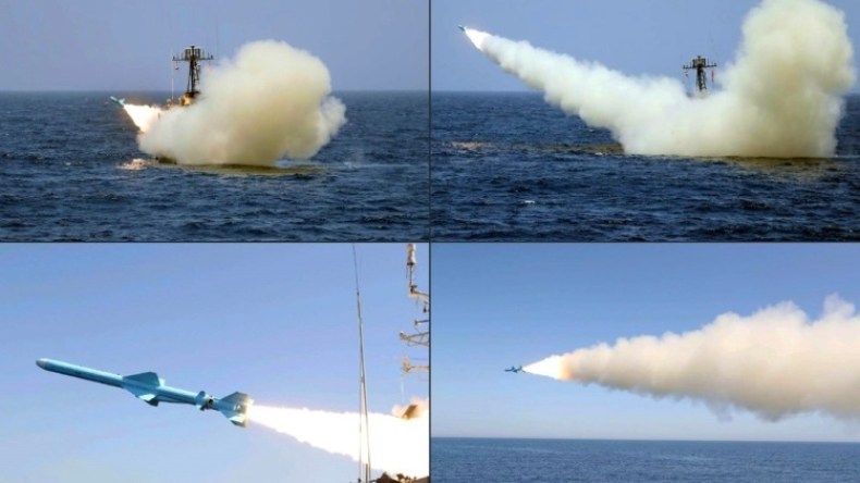 إيران تختبر صواريخ جديدة (فيديو)