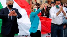 أحزاب المعارضة الإيطالية تستهتر بقواعد التباعد (فيديو)