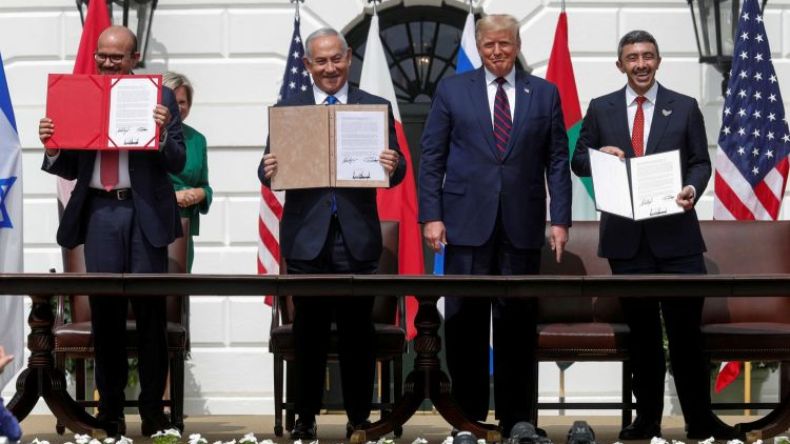 نص إعلان الاتفاق بين الإمارات والبحرين مع “إسرائيل”