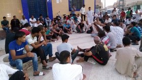 غلق مقر دائرة ذراع بن خدة بالسلاسل في وجه المحتجين