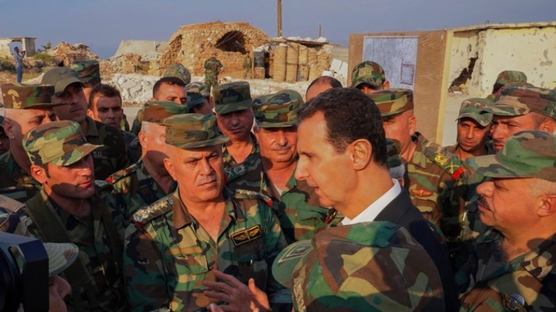 شاهد.. الأسد يقوم بزيارة نادرة لإدلب