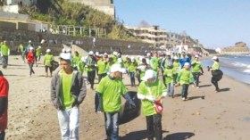 بلدية بولوغين تستغل أطفال الكشافة لتنظيف الشواطئ مجانا!