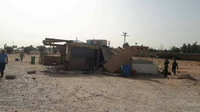 الشروع في هدم عشرات الأكشاك الفوضوية بحاسي مسعود