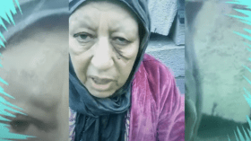 مشاهد مؤثرة لأم طردها ابنها للشارع!