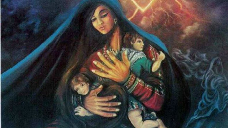 الأم الفلسطينية