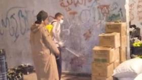 تعقيم وتنظيف سوق الجملة للخضر والفواكه بمدينة الأغواط