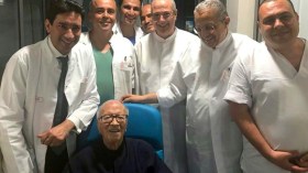 السبسي يغادر المستشفى