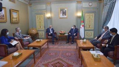 Abdelaziz Djerad Receives Portugal’s Foreign Minister