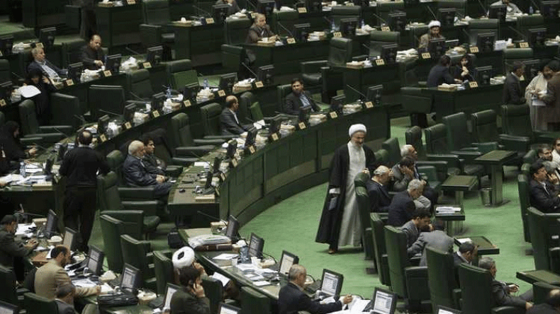 ثورة غضب بالبرلمان الإيراني وهجوم لاذع على بوتن والأسد