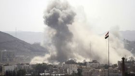 مقاتلات التحالف الوطني تشن غارات على قواعد عسكرية حوثية