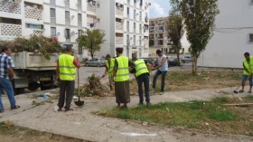 غياب المنظفات عن عمارات “أوبيجيي” باب الزوار منذ بداية الأزمة الصحية