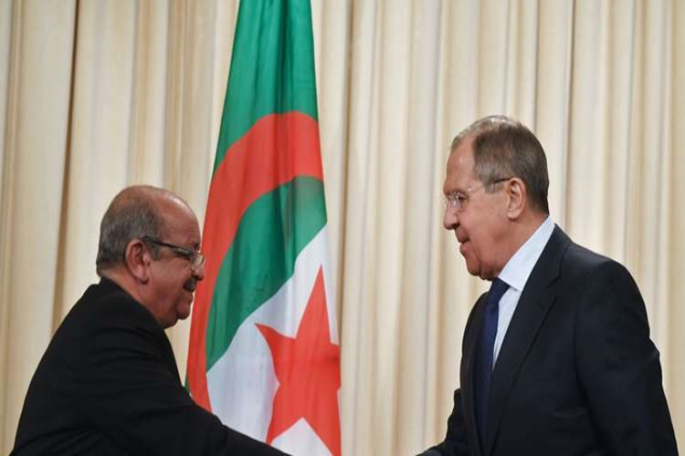 Russian Foreign Minister Serguei Lavrov On A Visit To Algeria
