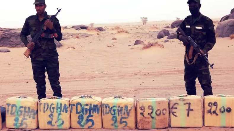 الجيش الصحراوي يحجز كمية من المخدرات مصدرها المغرب