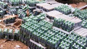 حجز 70 ألف وحدة خمور كانت موجهة للمقايضة بسلع مهربة