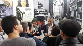 محمد بن سلمان والسعيد بوحجة في معرض الجزائر