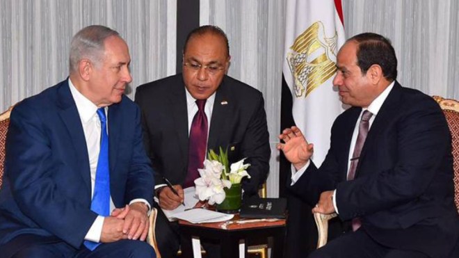 نتنياهو التقى بالسيسي في زيارة سرية إلى مصر