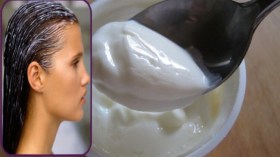 قناع المريمية والزبادي لشعر صحي