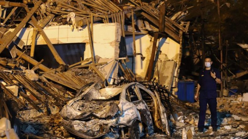 شاهد.. انفجار صهريج للغاز المسال في الصين