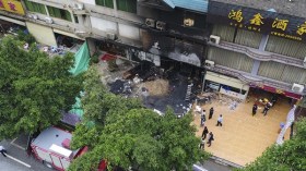 18 قتيلاً إثر حريق في حانة جنوبي الصين