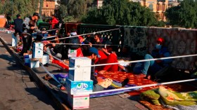 مقتل ثلاثة متظاهرين وإصابة العشرات في بغداد