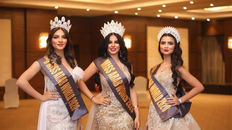 ملكة جمال العرب مغربية ووصيفتها الثالثة جزائرية