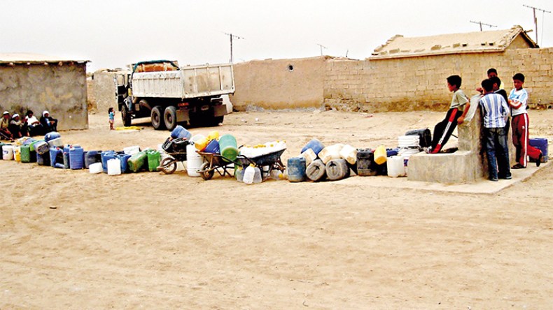 العطش يخرج سكان العرقوب ووسط مدينة حاسي بحبح إلى الشارع