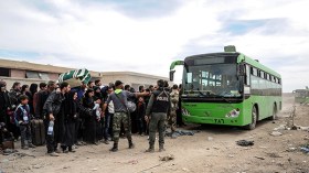 اتفاق لإجلاء مسلحين من حرستا في الغوطة