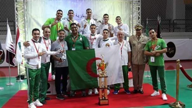 مشاركة مشرفة للفريق الوطني العسكري