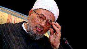 القرضاوي يلقي خطاب الوداع