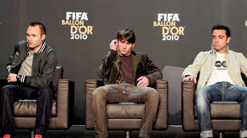 “فرانس فوتبال”: نعتذر لـ “إنييستا” عن عدم منحه الكرة الذهبية 2010