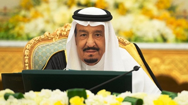 الملك سلمان يؤكد دعمه للفلسطينيين